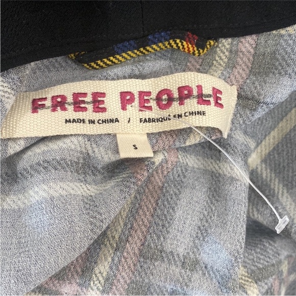 Free People plaid duster NEW - Picture 5 of 5